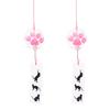 Japanses Cat's Paw Wide Chime Creative Glass Wind Bells Hanging Pendant Home Garden Decor Room Window Pendants Craft