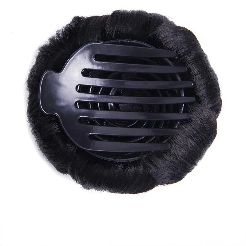 1KS Módní kulatý drdol do vlasů, kudrnaté vlasy, svatební kamínková ozdoba hlavy, personalizované stylingové nástroje pro ženy, dárky, vlasové doplňky