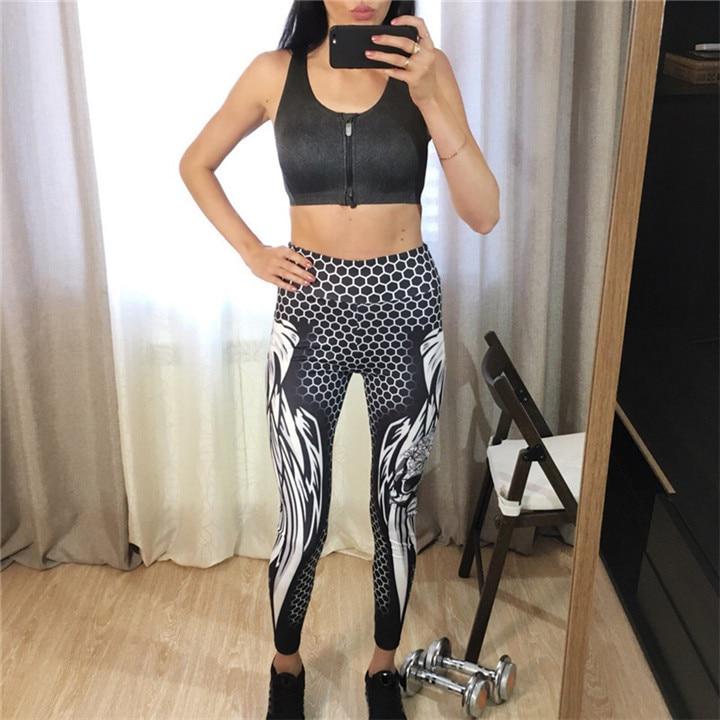 Buy Fitness Leggings Women High Waist 