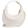Celine Lulu Gold-Finished Leather Shoulder Tote Bag Women handbags White 120723DPJ.01RC