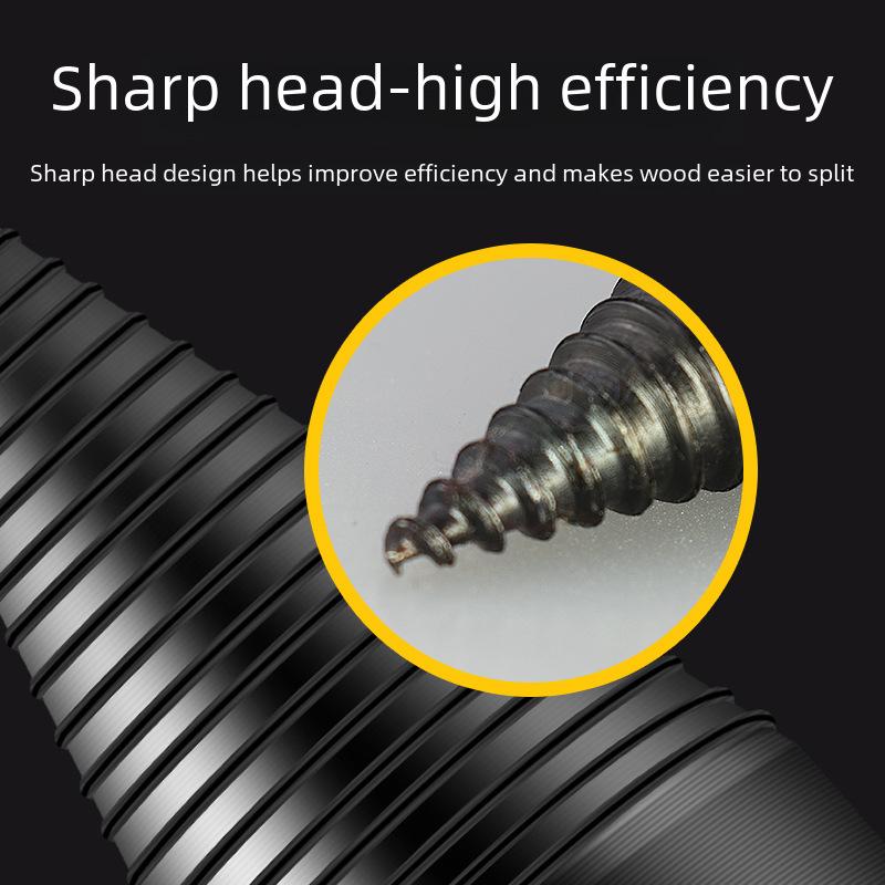 Electric Drill Firewood Splitting Cone Bit - Household Impact Hammer Splitter