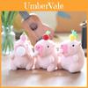 Cute Capybara Bubble Blowing Plush Keychain Ultra Soft Short Plush Stuffed Animal Toy In Pink Yellow Red