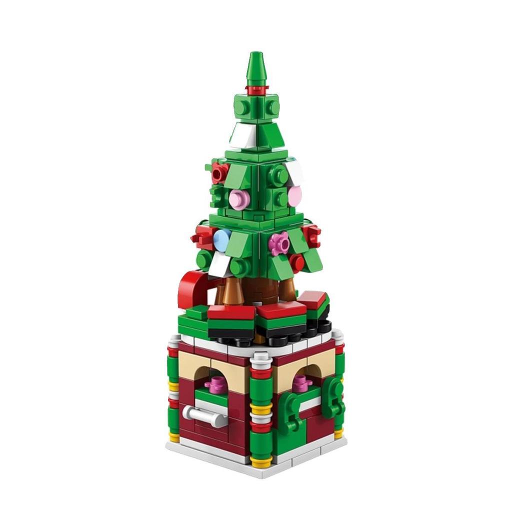 Lele Brothers Christmas Train Building Block Set - Children's Educational Toy and Birthday Gift