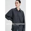 GIOVANNI VALENTINO Women's Long-Sleeve Casual Shirt
