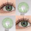 Eyeshare 2pcs Eye Contact Lens Chocolate Contact Lenses Color Natural for Daily Wear Yearly Lenses