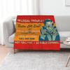 Better Call Saul Legal Trouble Throw Blanket Faux Fur Soft Warm Blanket for Bed