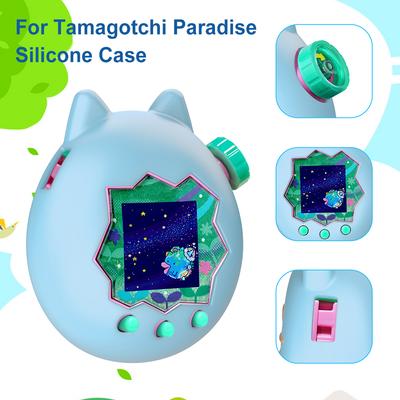 For Tamagotchi Paradise Silicone Full Cover Protective Case Cartoon Electronic Pet Machine Waterproof Anti Drop Game Accessories