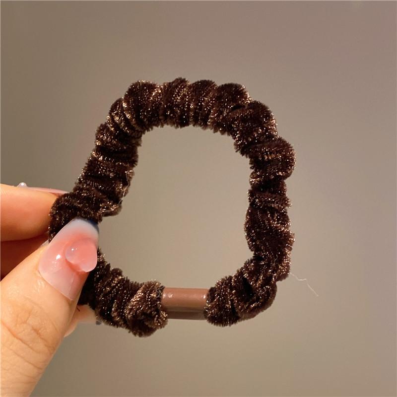 Vintage Velvet Bowknot Hair Scrunchies Hair Tie Women Girls Elegant Ponytail Large Bows Hair Rubber Bands Hair Accessories