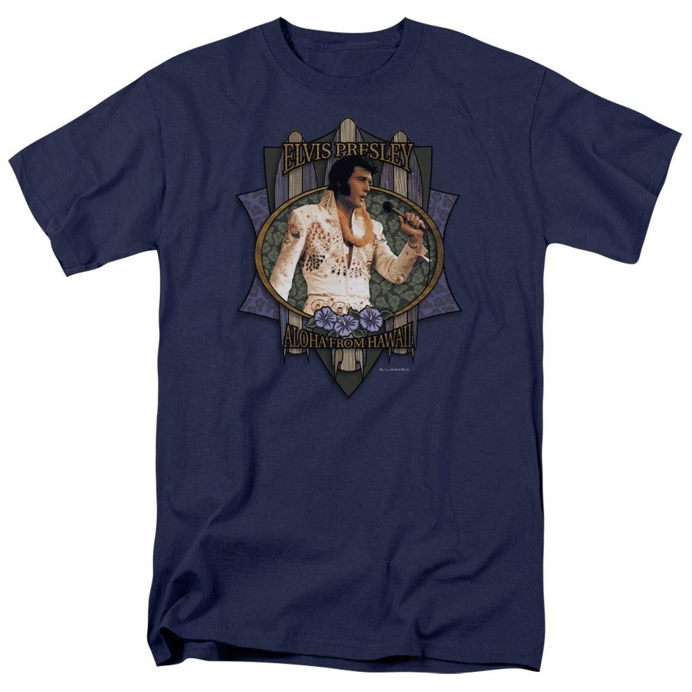 Elvis Presley - Aloha From Hawaii - Unisex Short Sleeve Children s T-shirt - Blue 140