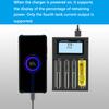LiitoKala Lii-M4 Battery Charger LCD Display Universal Fast Charging 4 Slots 5V2A USB