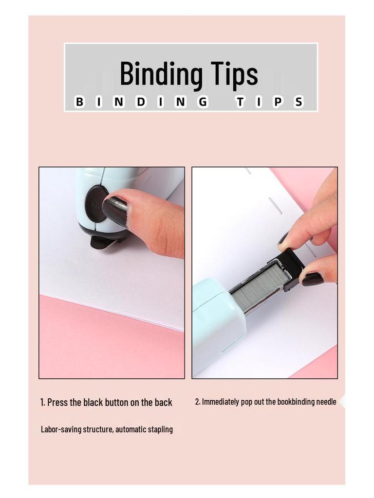 Rechargeable Electric Stapler - Cute Cartoon Design, No. 12, 24/6 Size for Daily Office Use