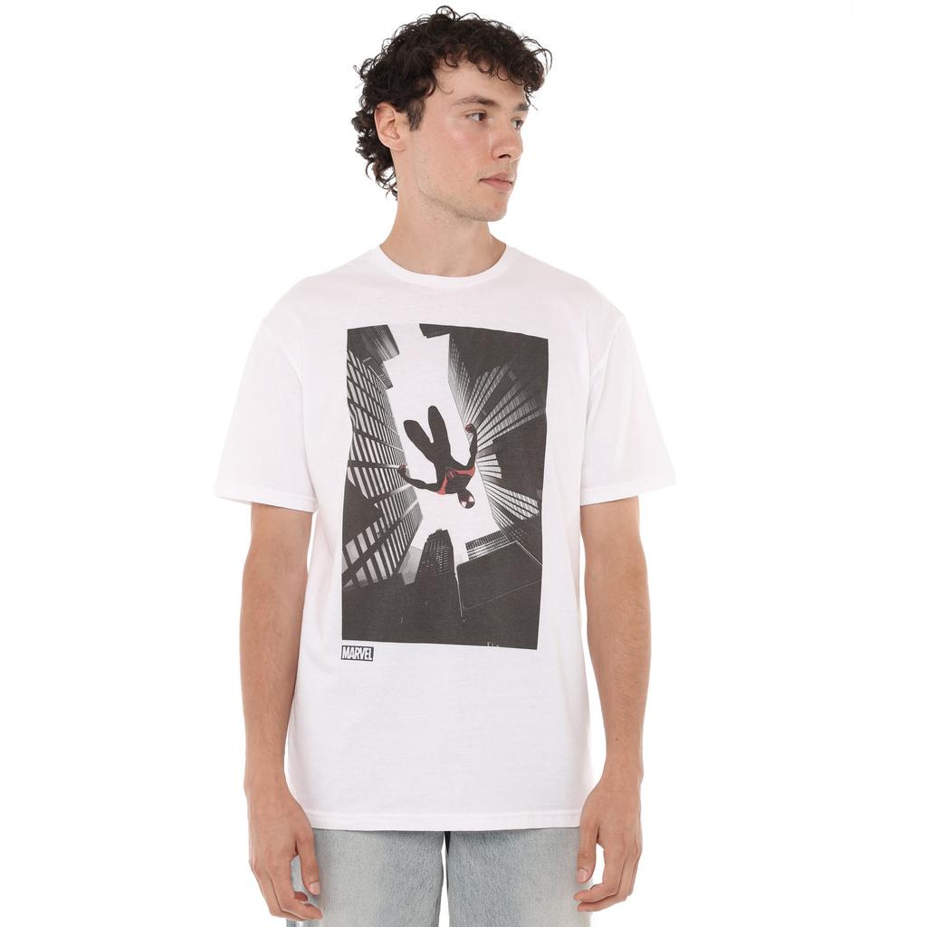 Spider-Man: Miles Morales Mens Sky T-Shirt