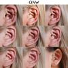 Geometric Ear Clips for Women - Retro, Creative Design, Non-Pierced, European and American Styles