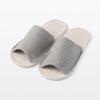 X S [MUJI] Hausschuhe, off-white grau,