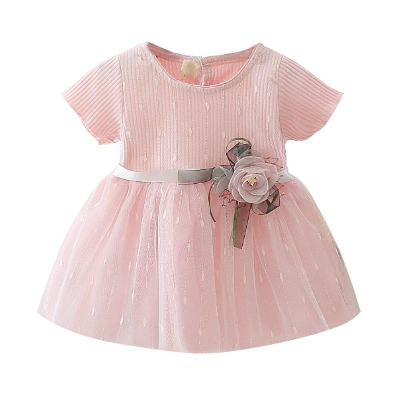 Girl's Dress Summer Fashion for Kids Trendy Princess Skirt Cute 0-4 Years Old