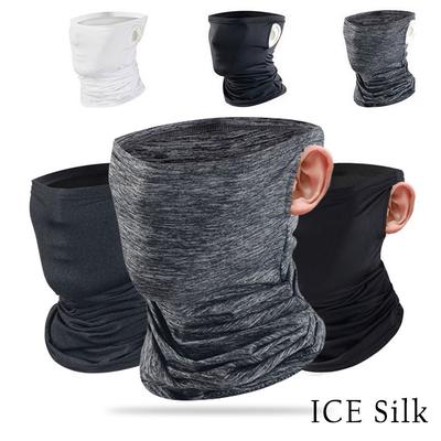 7colors 1Pcs Outdoor Reiten Maske Stirnbänder Sonnenschutz Eis Seide Kopf Schal Straße Radfahren Gesicht Maske Sommer