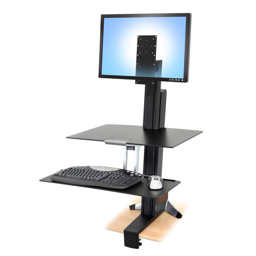 ERGOTRON Tall User Supports up to VESA Standard Kit, Black, 13.2kg, Compatible, 97-845