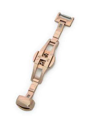 Cassis Uhrenarmband PBF Spiegelglanz 10mm Roségold mit Wechselwerkzeug CARGM010 [CASSIS] D-Schließe D-BUCKLE