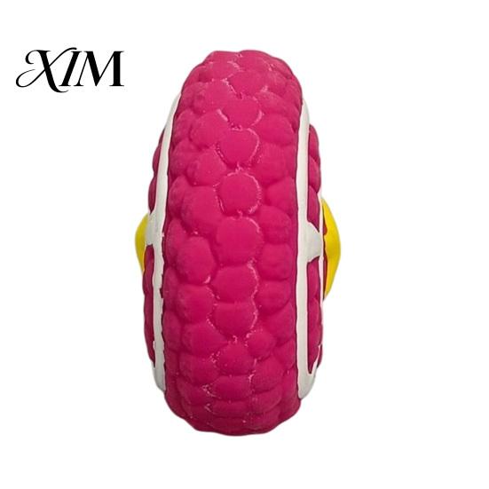 Interactive Pet Toys for Boredom And Anxiety Round Shield Dog Toy, Squeaky Latex Chew Training Dogs Fetch Teeth Cleaning Toy Small Medium Tartar