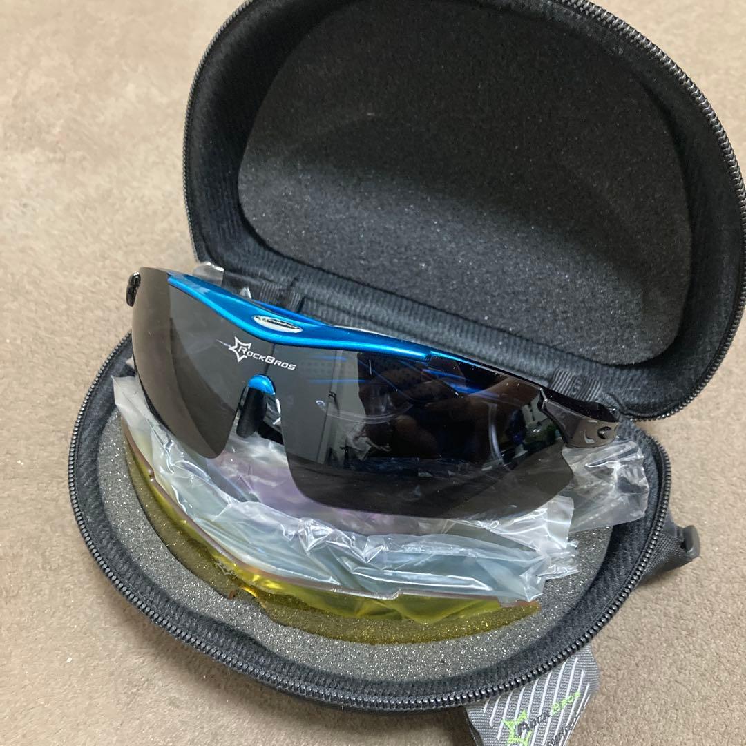 Used RockBros Sports Sunglasses Interchangeable Lens Set
