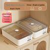 Three-in-One Dorm Underwear Organizer: Compartmented Box for Panties and Socks