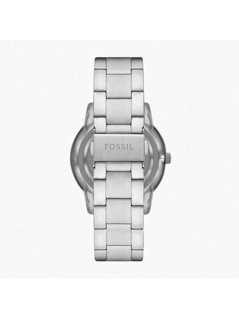 Neutra Moonphase Multifunction Two-Tone Stainless Steel Men's Quartz Watch With Blue Dial And Three Dial Display, Suitable For Daily Life FS5907