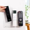 1pc Acrylic Multi Grid Remote Control Storage Box Wall Mounted TV Air Conditioning Remote Control Desktop Organizer