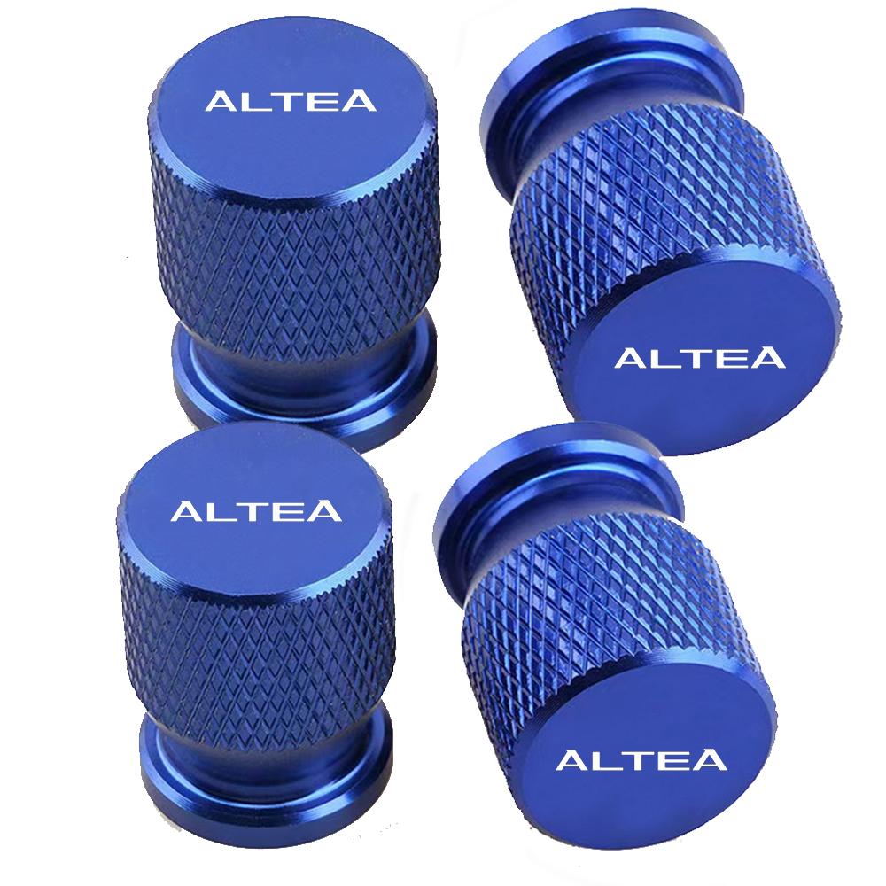 4Pcs Car Wheel Tire Valve Caps Tyre Stem Covers Airdust Waterproof For Seat ALTEA Ateca IBIZA MII Accessories
