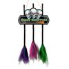 Wooden Halloween Door Hanger Decoration Set with 3 Brooms (Thickness 5)