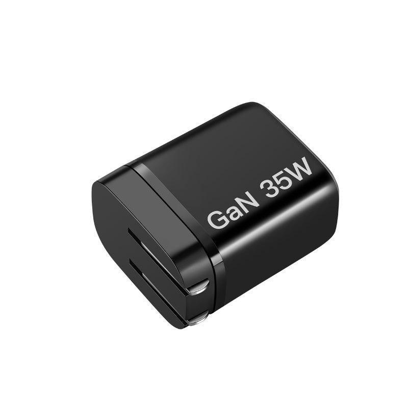 30W-35W GaN Gallium Nitride Fast Phone Charger with US/EU Plug - ETL, FCC, CE Certified