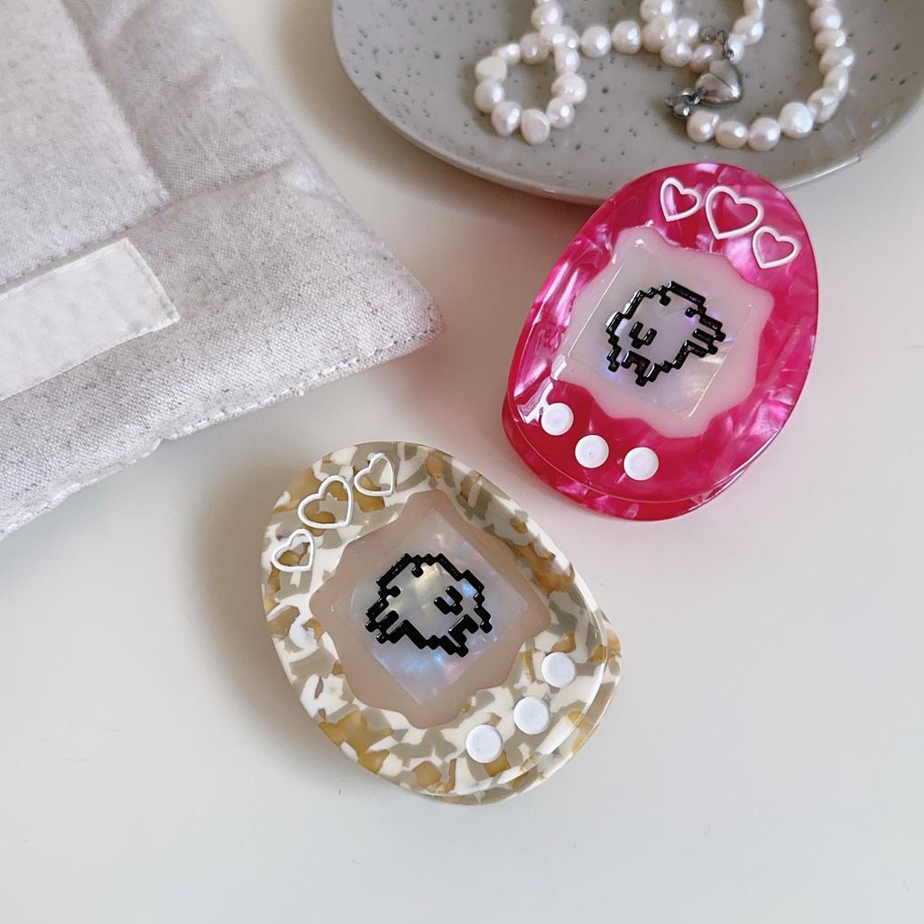 Cyberpunk Styles Acetate Hair Clip Cartoon Electronic Pet Hair Claw Clip for Various Hairstyles and Theme Occasion
