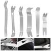 Portable Auto Door Clip Trim Removal Tools Kits Car Dashboard Audio Radio Panel Repair Metal Removal Pry Disassembly Tool