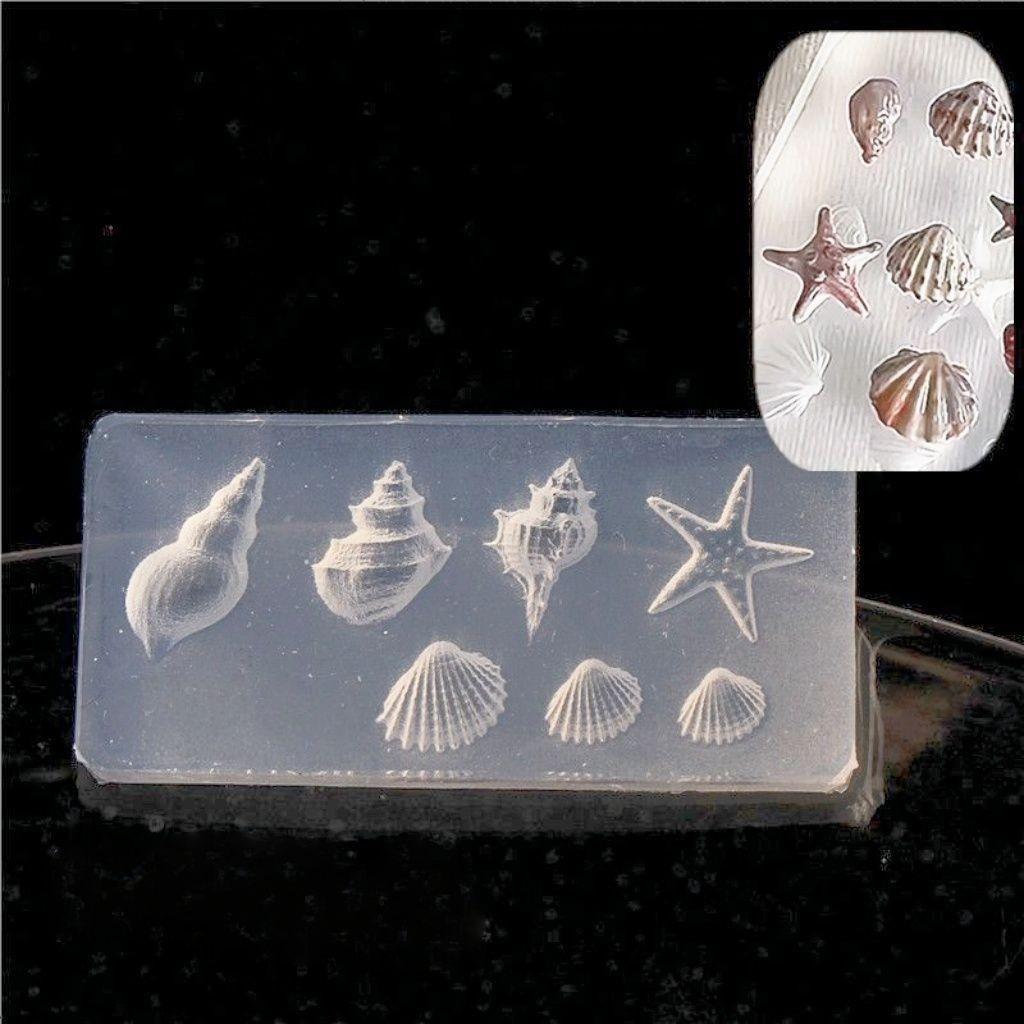 Ocean Shell Nail Art Resin Mold Tool