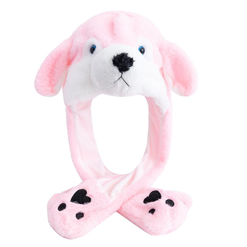New Style Unisex Funny Ear Hat Various Animal Style Couple Cute Ear Moving Up Cap Men Women Rabbits Ears Winter Lovely Hats