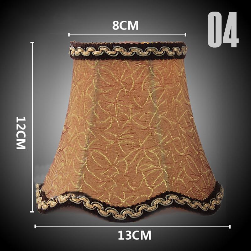 Simple Chandelier Lamp Shade Retro Candle Chandelier Cloth Lampshade Nordic Style Modern Lamp Cover For Home Decoration