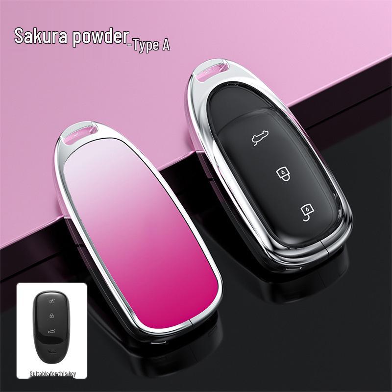 Compatible with Ideal L9 Key Case: 2022 Full Coverage Metal Remote Control Protective Shell for Men and Women