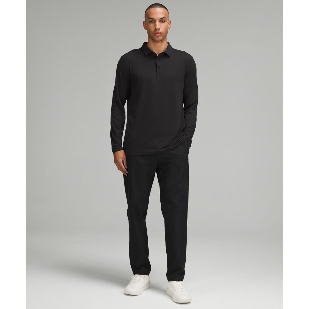 Lululemon Evolution Long Sleeve Polo Shirt Black