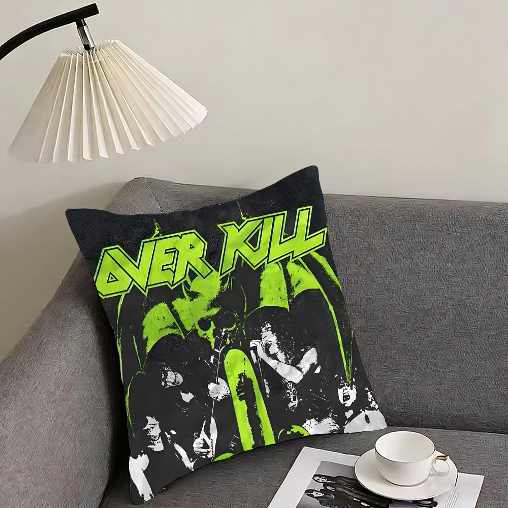 O-Overkill Band Cushion Cover Pillowcase Ultra Soft Skin Friendly Fabric Cloud Like Comfort & Concealed Zipper