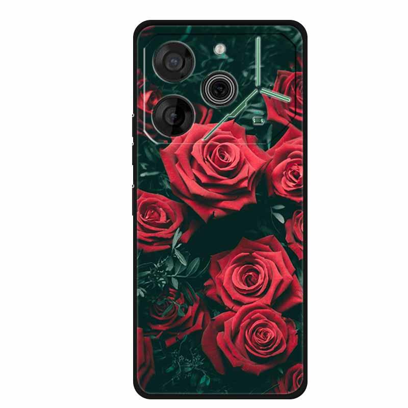 Für Tecno Pova 6 Neo Hülle Tiere TPU Weiches Silikon Rückabdeckung Handyhüllen für Tecno Pova 6Neo 6,78" Stoßfest Wolf Cool funda