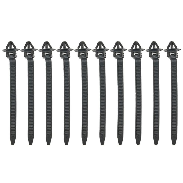 Sturdy Nylon Cable Zip Ties Cable Clips for Automotive Wire Bundling Quick Release Fasteners 80mm Long
