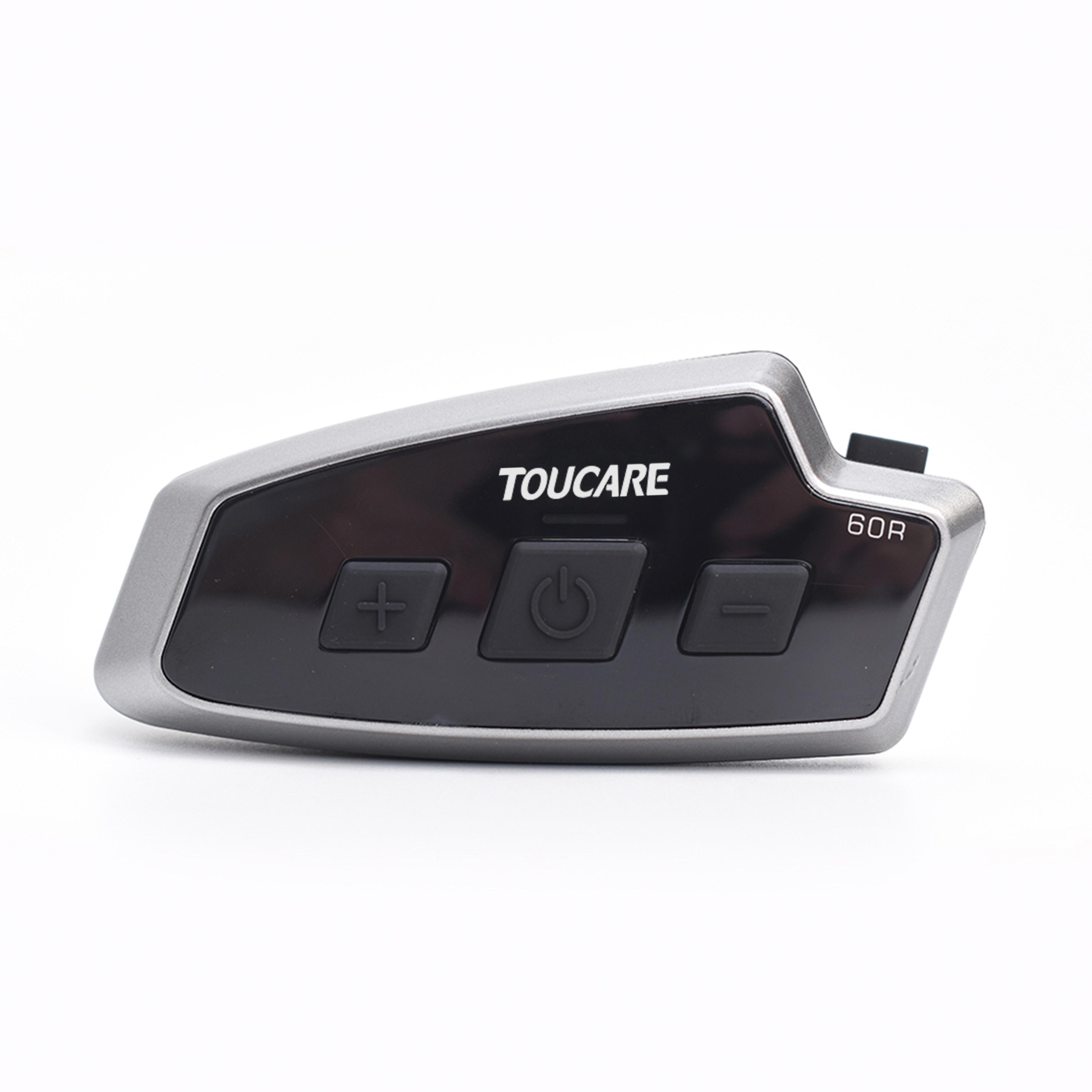 Toucare MESH System 32 Riders Conference bluetooth Motorcycle Helmet Intercom Headset, Listen to Cellphone Music While Intercom чёрный