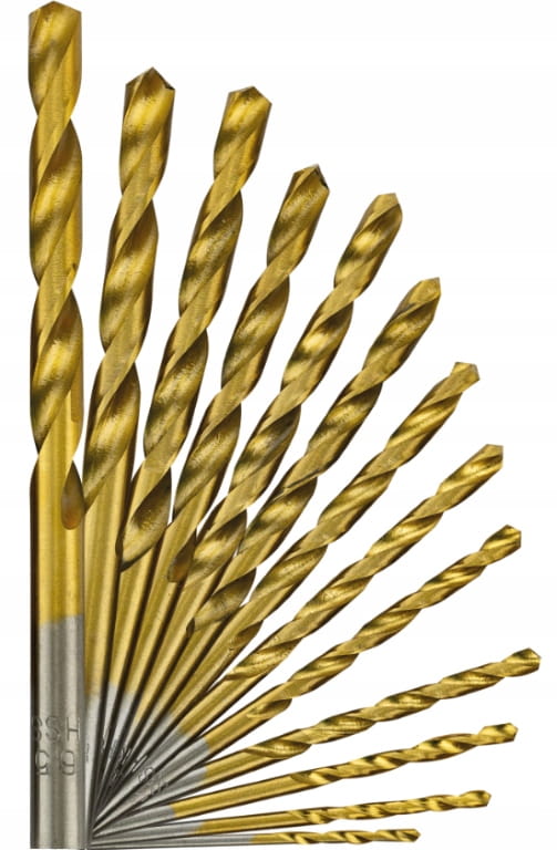 Set Of 13 Hss 1565Mm Steel Metal Drill Bits