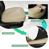 Luxury PU Leather Car Seat Cover Protector Front Car Seat Cover Seat Bottom Cover Single Seat Cover-Compatible With 90% Vehicles (Width 20.8× Deep21
