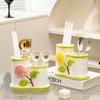 Ceramic Storage Rack Chopstick Holder Hydrangea-style Dish Storage Box Kitchen Utensils  Kitchen Organization Accessories