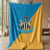 Coperta in Flanella con Stampa del Newcastle United Football, Coperta Morbida Calda Leggera per Divano Letto Campeggio