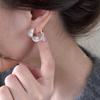 Classic Simple Geometric Round Big Hoop Earrings For Women Exaggeration Circle Bride Earrings Wedding Jewelry Accessories