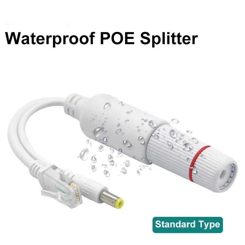 Outdoor Waterproof PoE Splitter, 48V to 12V 2A, Gigabit Network Camera Isolation, 24V Power Supply Module