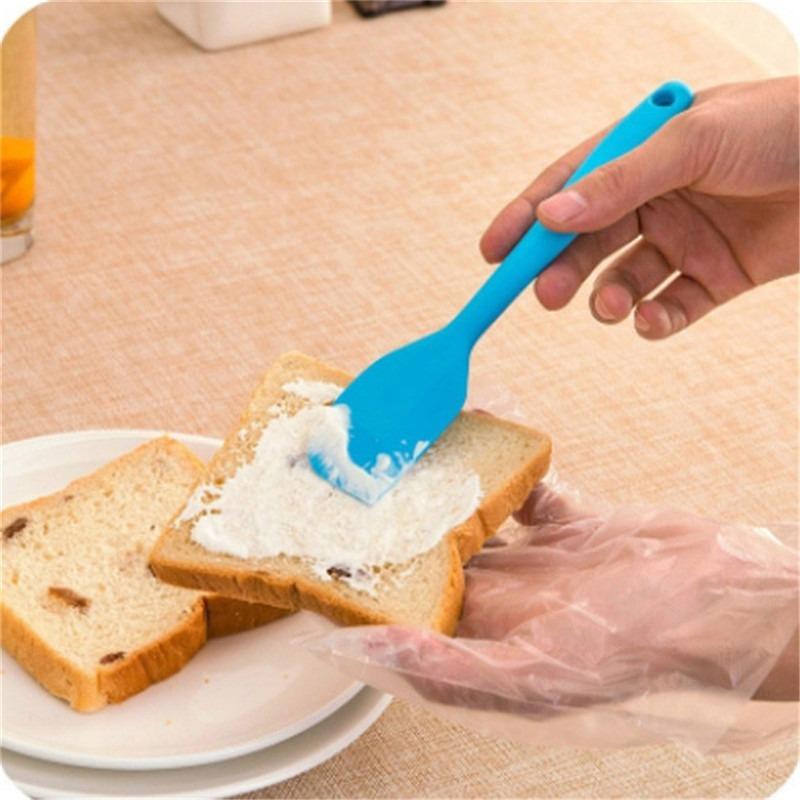 Kitchen Silicone Baking Tool Cake Cream Butter Spatula Mixing Batter Scraper Brush