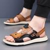 Sandals Men's Outer Wear 2025 New Summer High-end Breathable Casual Men's Sandals Soft-soled Soft-faced Beach Shoes