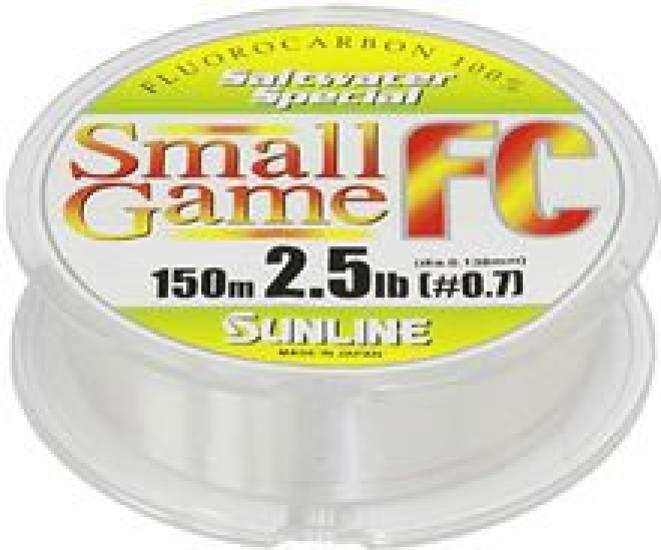 SUNLINE Fluorocarbon Line Saltimate Small Game 150m Natural Clear 0.9 3.5lb